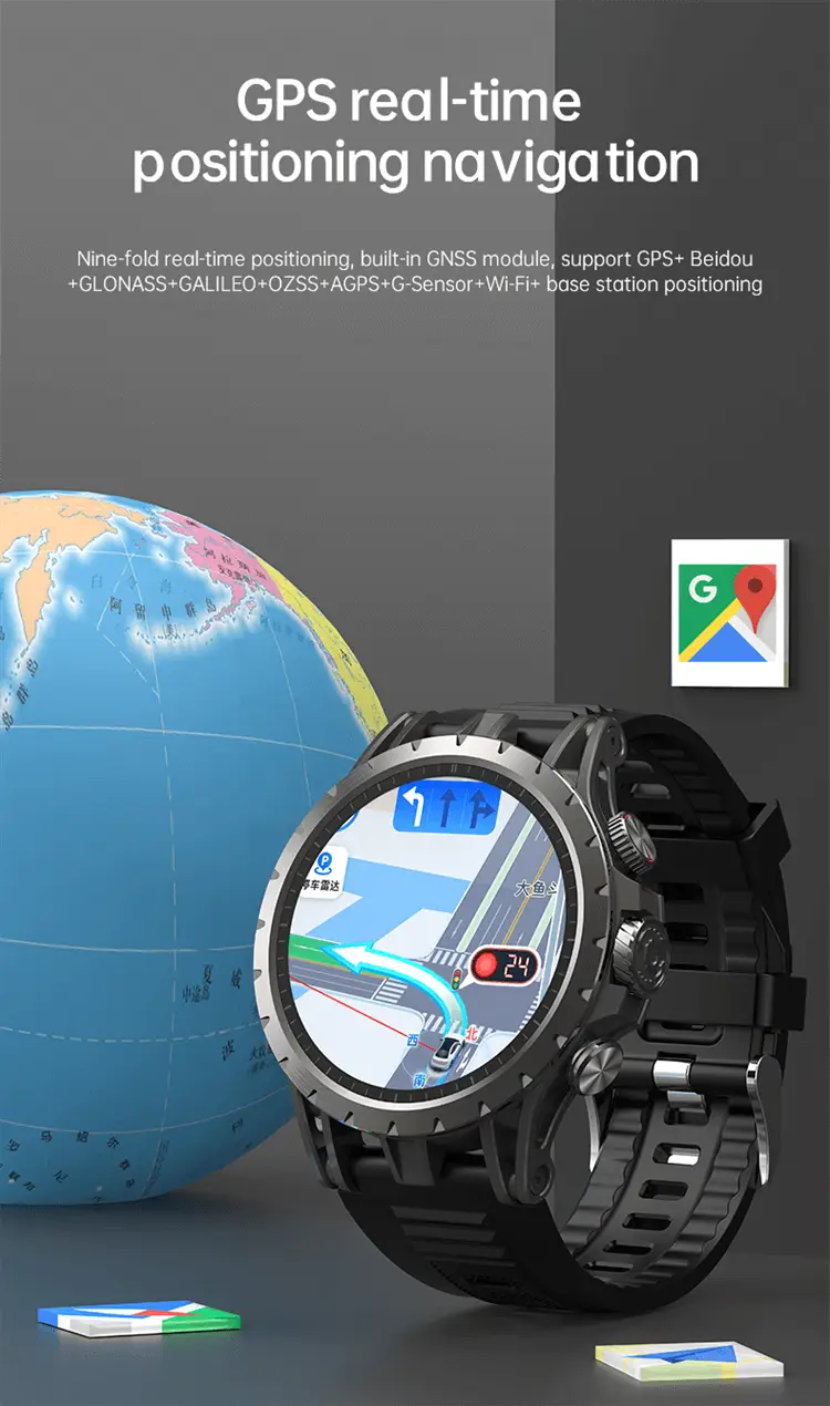 Valdus VG54 Pro AMOLED Display 4G LTE Android Smartwatch