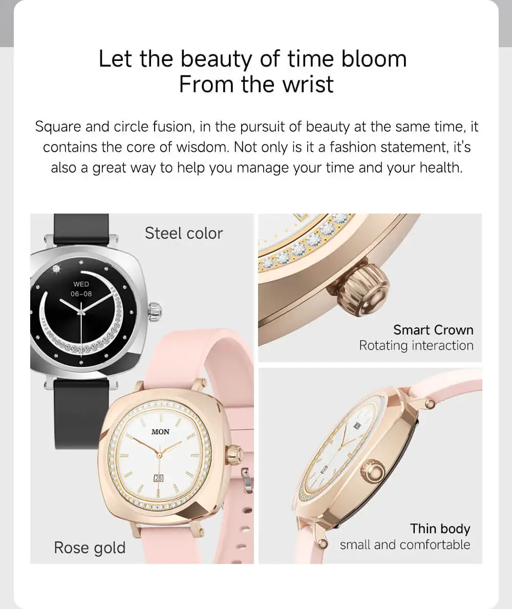 Valdus VL40 Pro Ultra-Slim AMOLED Ladies Smart Watch