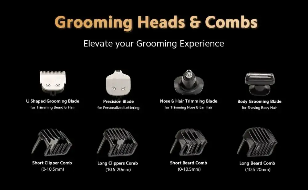 Xiaomi Mi Grooming Kit Pro Professional Trimmer & Body Grooming Set