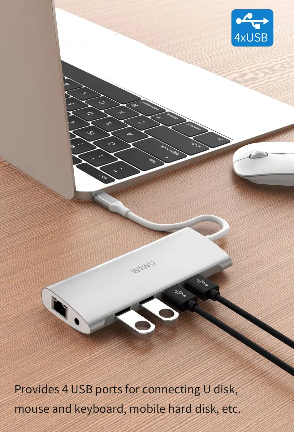 WiWU Alpha A11 11-in-1 USB-C Multiport Adapter Hub