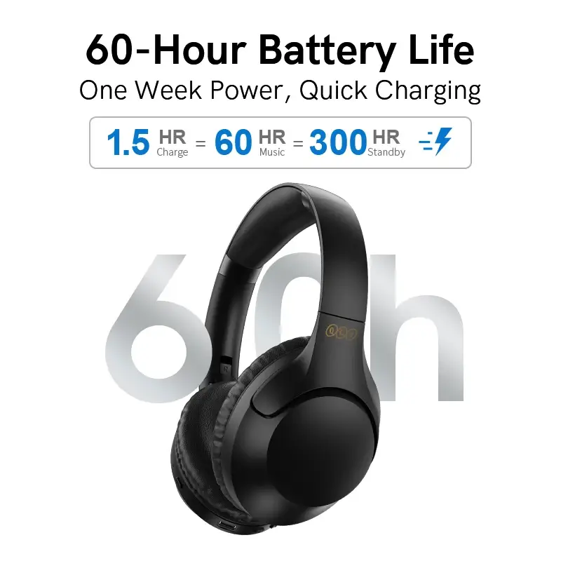 QCY H2 Pro Wireless Over-Ear Headphones