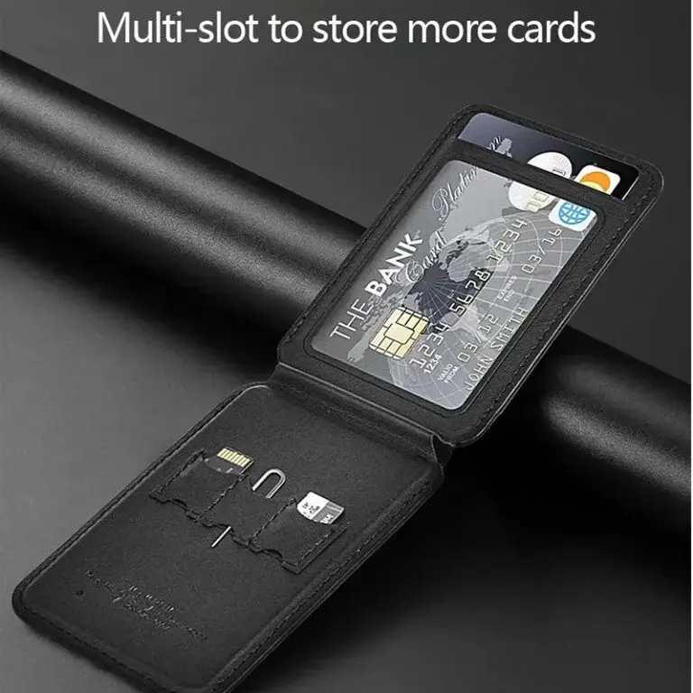 WIWU MW-005 Magnetic Find My Wallet with Slim Design for Cards & Tracking