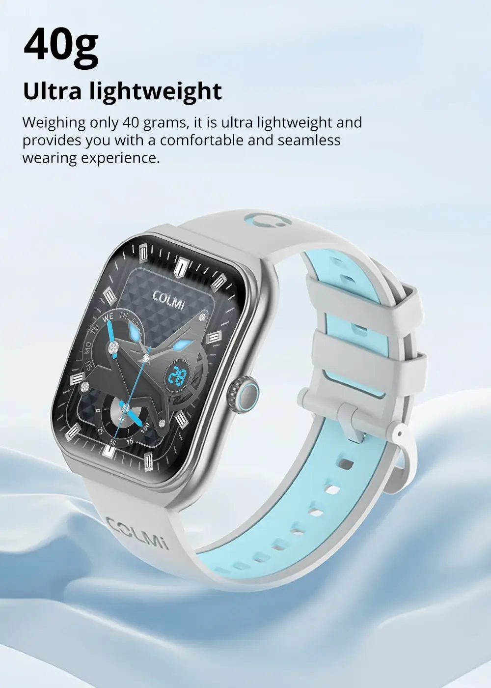 COLMI P86 AMOLED Smartwatch with Bluetooth Calling