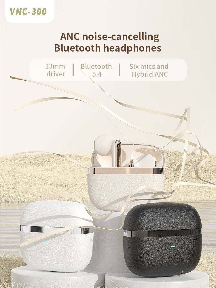 Valdus VNC-300 Bluetooth Earbuds with ANC and 360° Stereo Sound