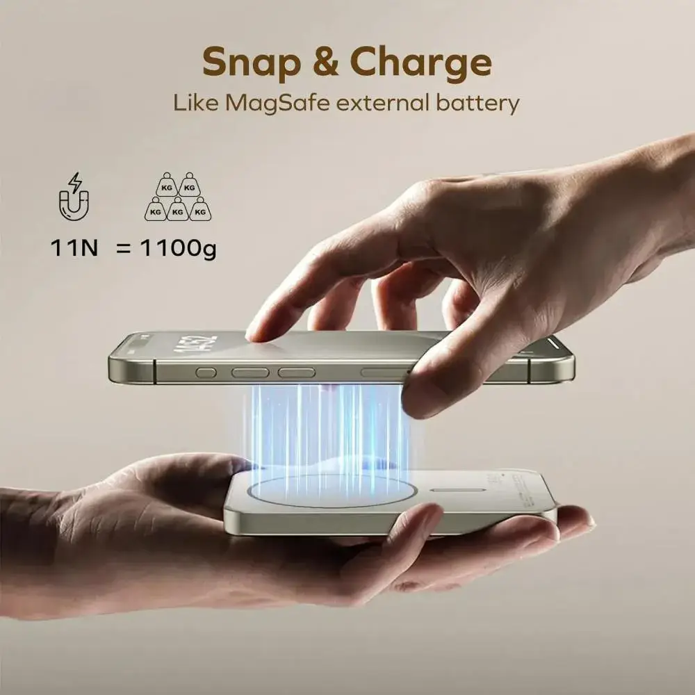 Momax Q.Mag X 5000mAh Magnetic Wireless Power Bank