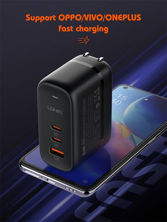 LDNIO Q366 PD 3.0 Ultra-Compact 65W GaN Fast Charger