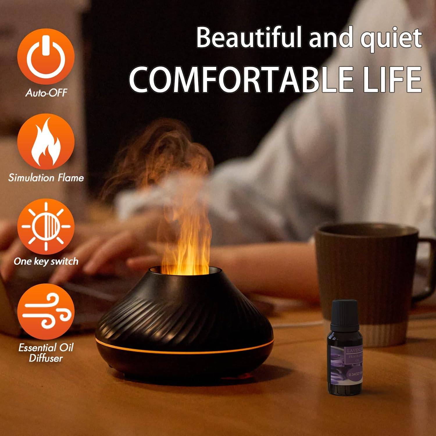 GearUP DQ705 Flame 3D Flame Aroma Diffuser