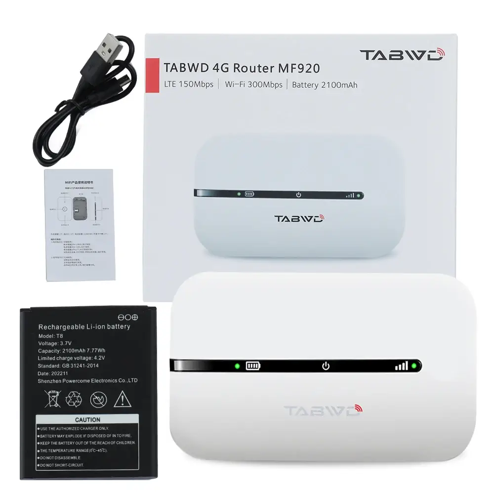 TABWD MF920 4G LTE Mobile Wi-Fi Router