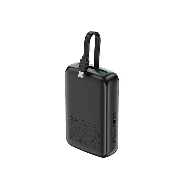 ACEFAST M14 20000mAh Power Bank 22.5W PD Fast Charging with Built-in USB-C Cable