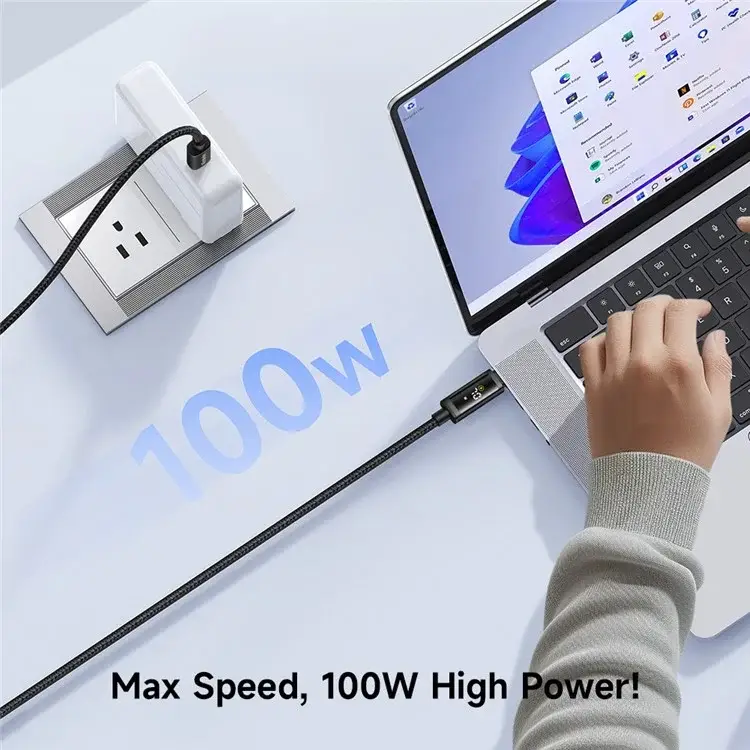Mcdodo CA-8000 Type-C to Type-C Digital Display 100W PD Fast Charging Cable 1.2m