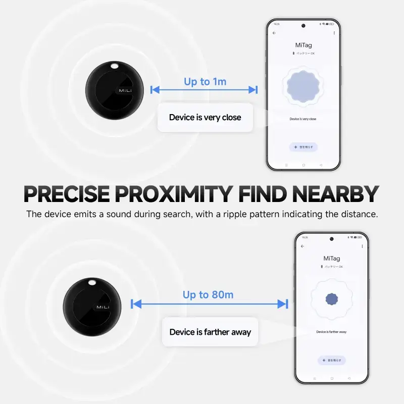 MiLi MiTag Go Smart Bluetooth Location Tracker for Android Devices