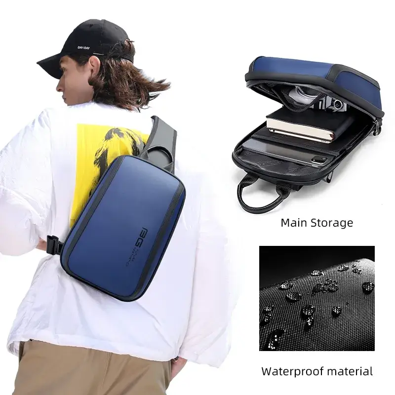 BANGE BG-2811 Men's Chest Bag Casual Large-Capacity Shoulder & Messenger Bag