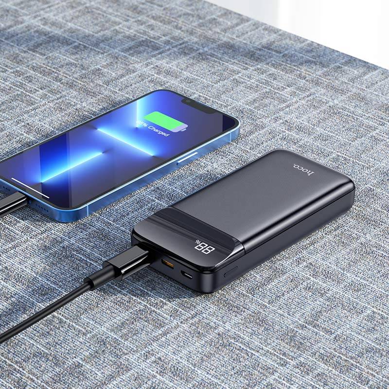 Hoco J89 10000mAh Power Bank with 20W PD Fast Charging & LED Digital Display