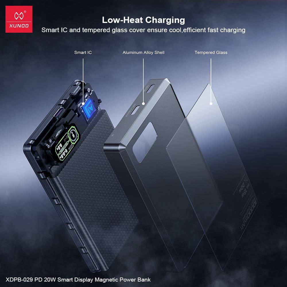XUNDD XDPB-029 PD 20W Magnetic Power Bank 10000mAh