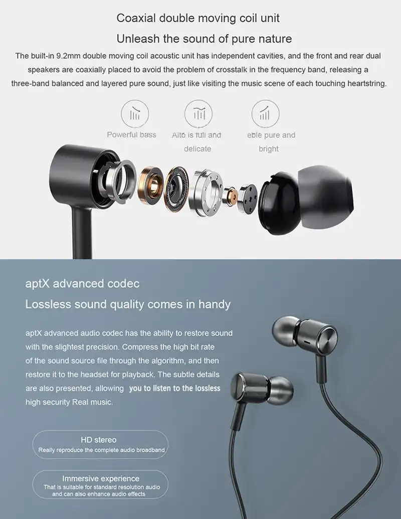 Xiaomi Mi Line Free Wireless Bluetooth Neckband Earphones