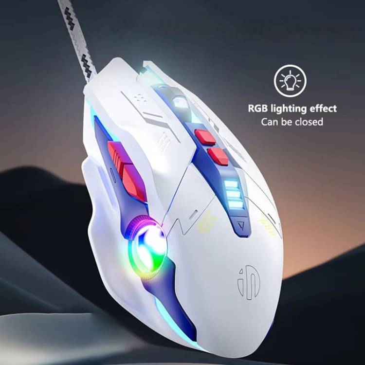 Inphic W9P Silent Wired Gaming Mouse