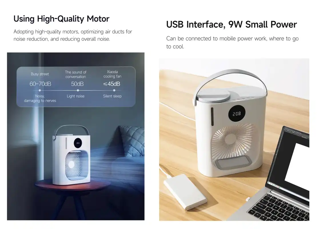 Xiaomi Xiaoda CL08 Mist Cooling Leafless Tower Fan