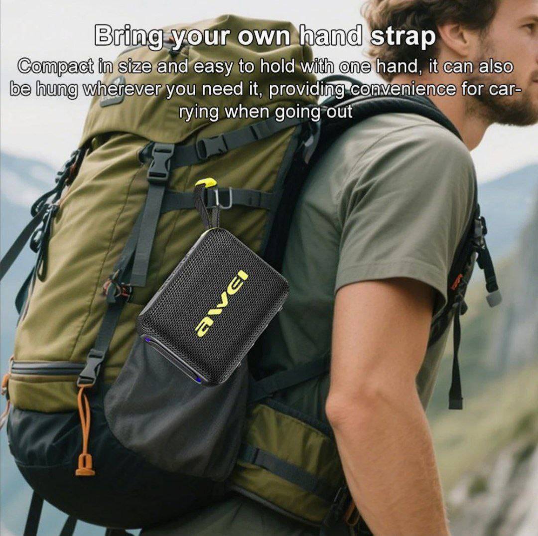 Awei KA20 Portable Wireless Bluetooth Speaker 5.3 Connectivity with RGB Lighting