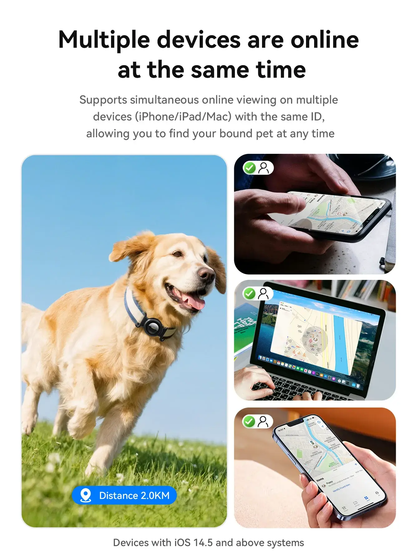 Hoco E91C Smart Pet Tracker Anti-Lost Device Compatible with Apple