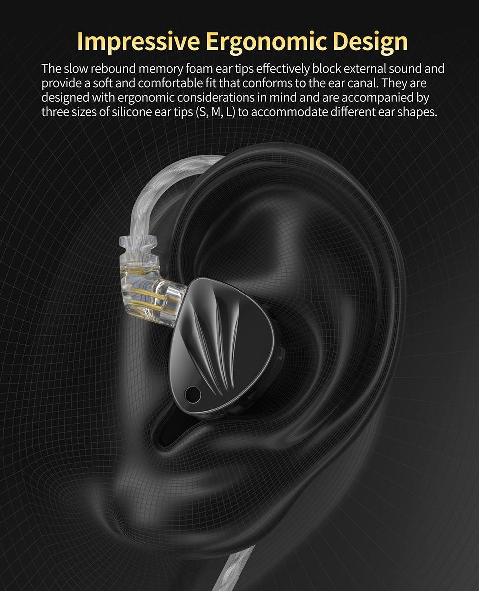 KZ Krila Hybrid Technology Tunable In-Ear Monitors