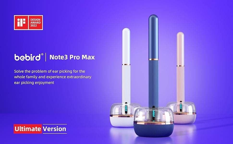 BEBIRD Note3 Pro Max 10MP HD All-in-One Ear Wax Removal Camera