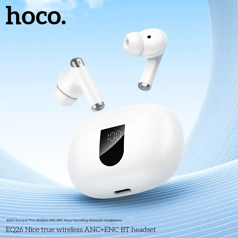 Hoco EQ26 True Wireless ANC+ENC Bluetooth Earbuds
