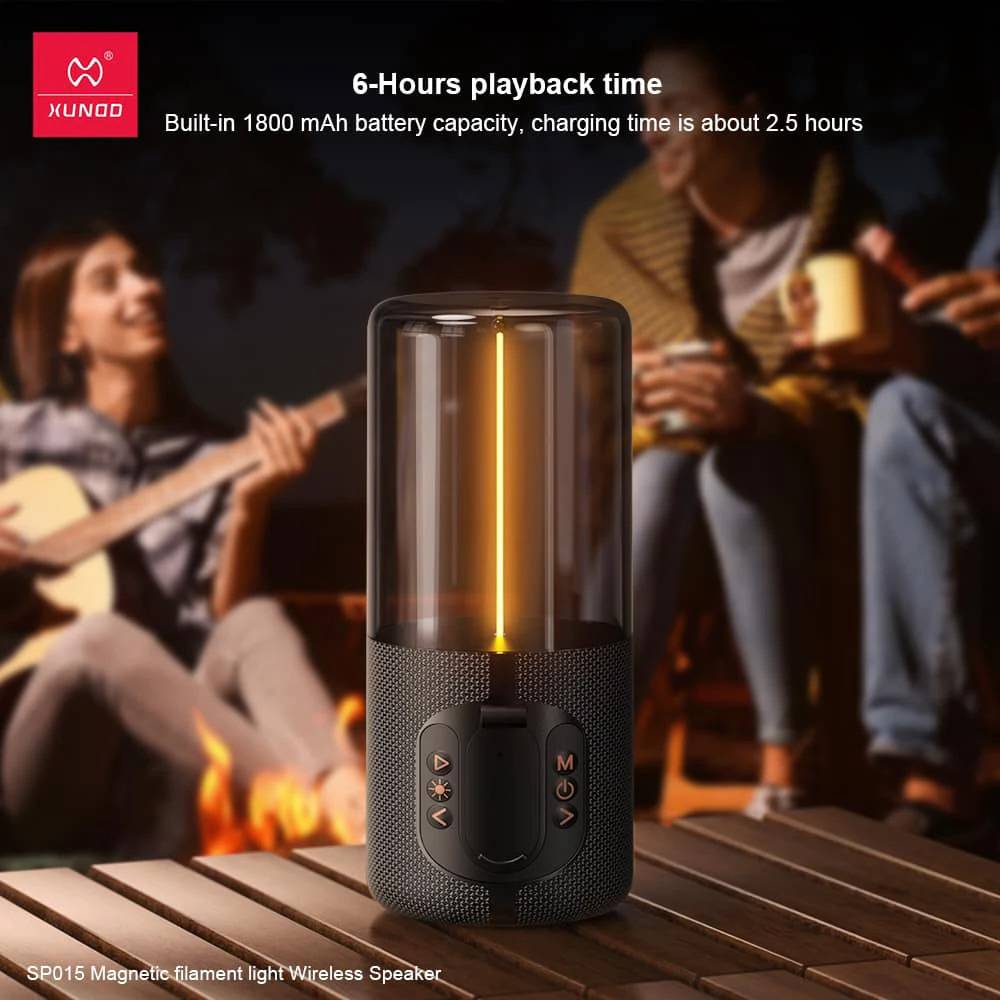 XUNDD SP015 Magnetic Filament Light Portable Wireless Speaker