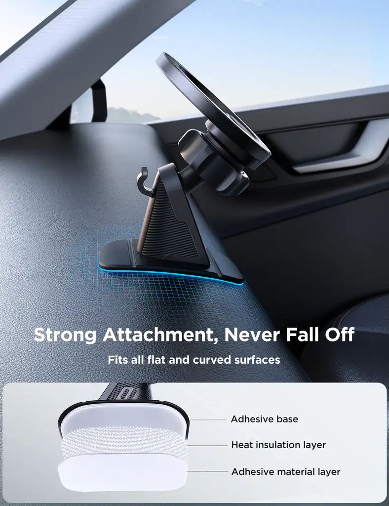 JOYROOM JR-ZS376 Magnetic Car Phone Mount Holder 360° Rotatable Stand