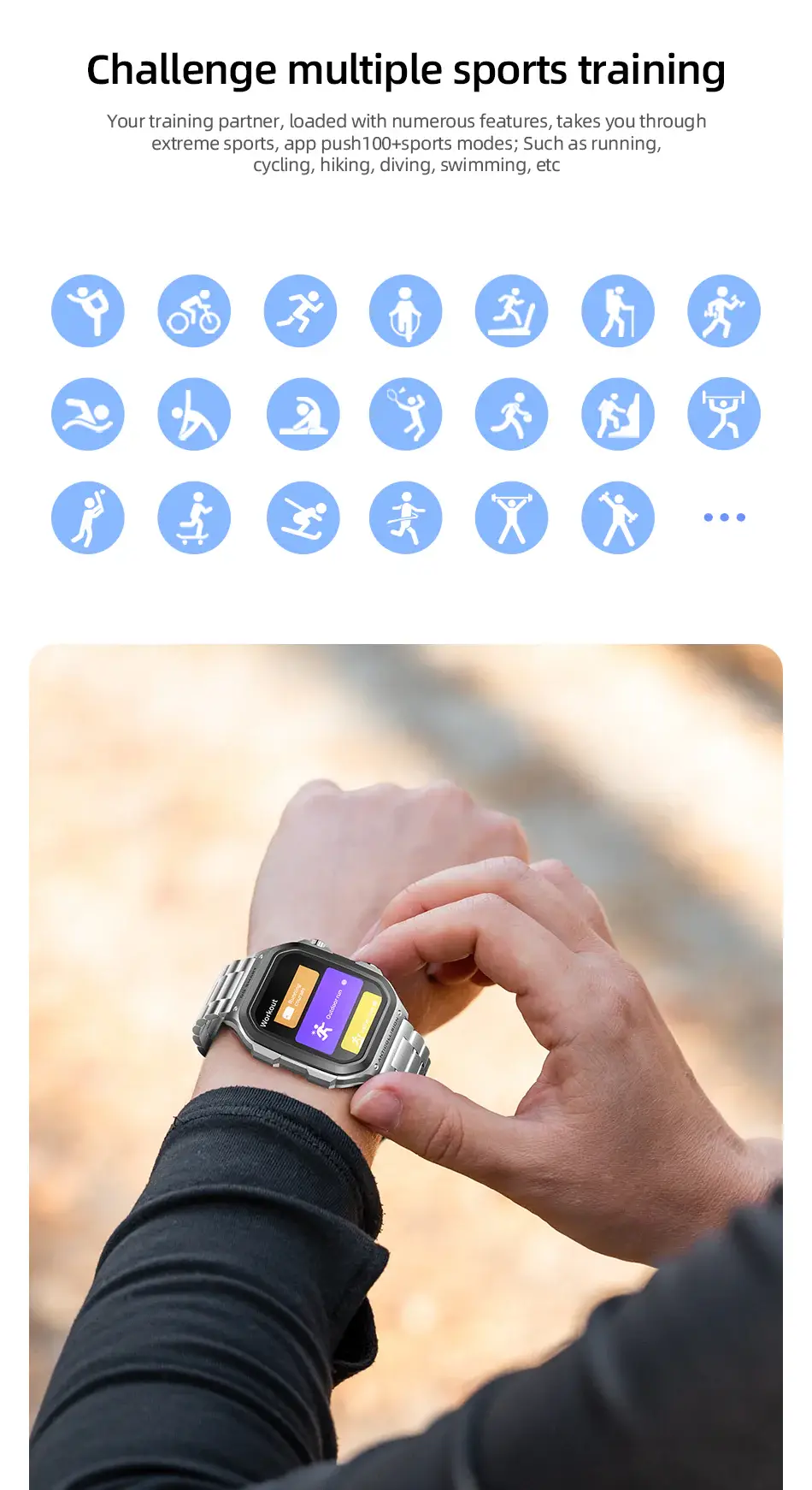 Awei H53 GPS Sports Smartwatch