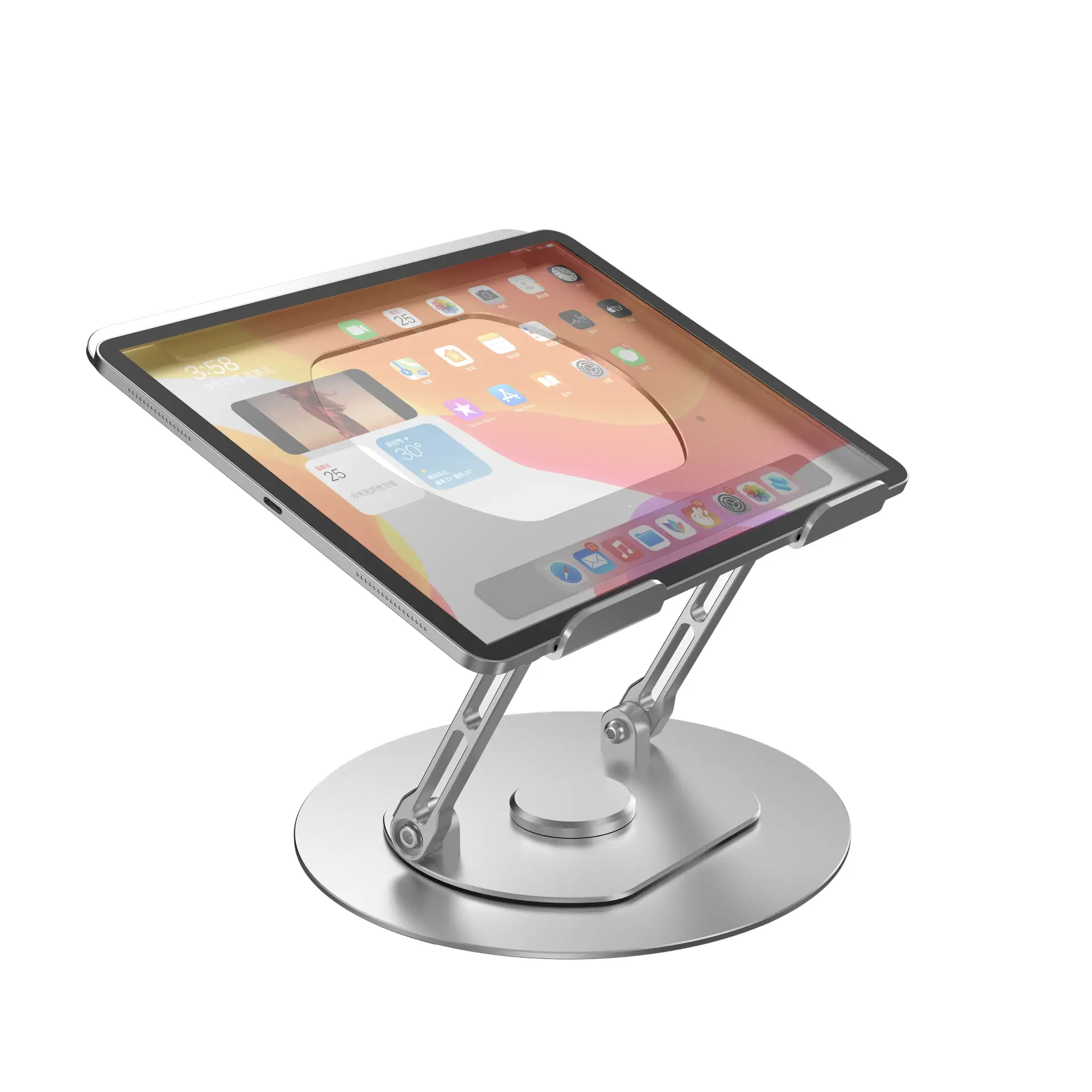 WiWU S800 Foldable Aluminium Laptop Stand: A Stable and Adjustable Laptop Holder with Rotating Feature