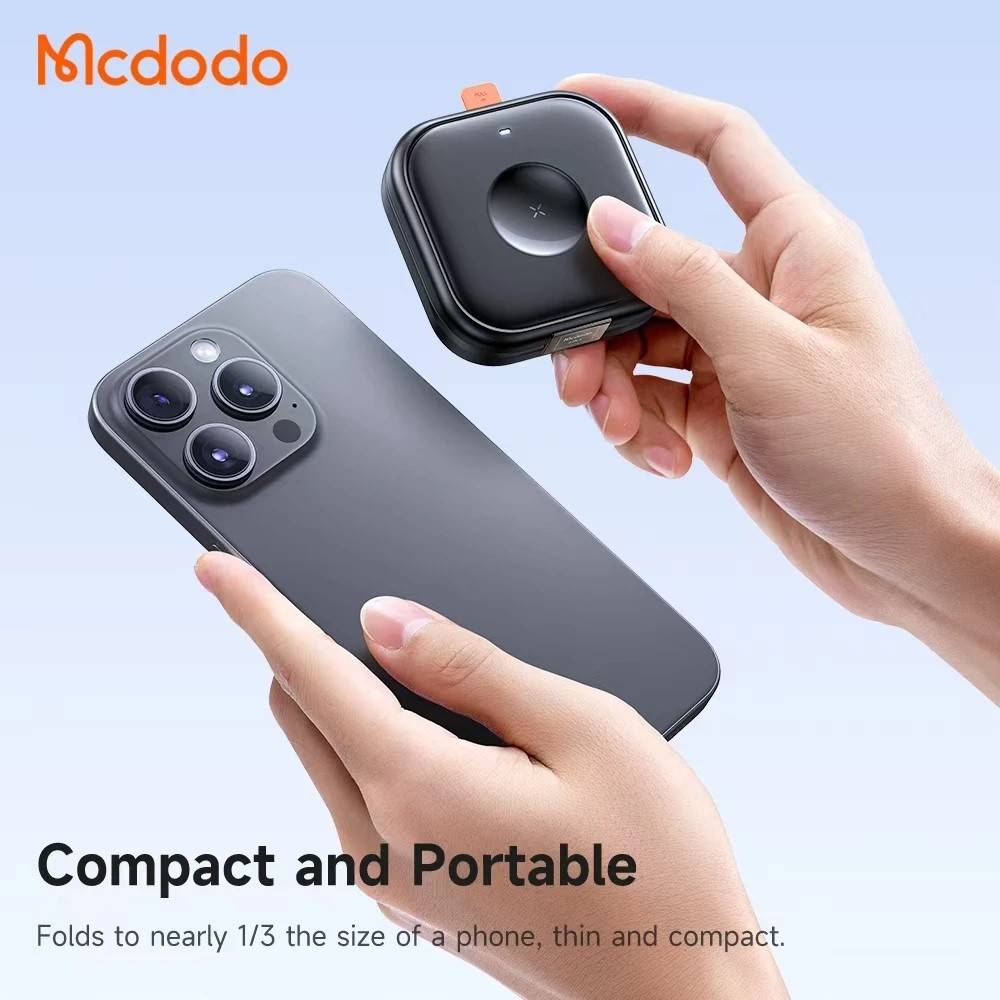 McDodo CH-216 15W 2-in-1 Foldable Magnetic Wireless Charger