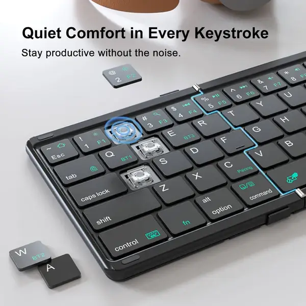 Nillkin NKF01 Cube Pocket Foldable Bluetooth Keyboard with Built-in Touchpad