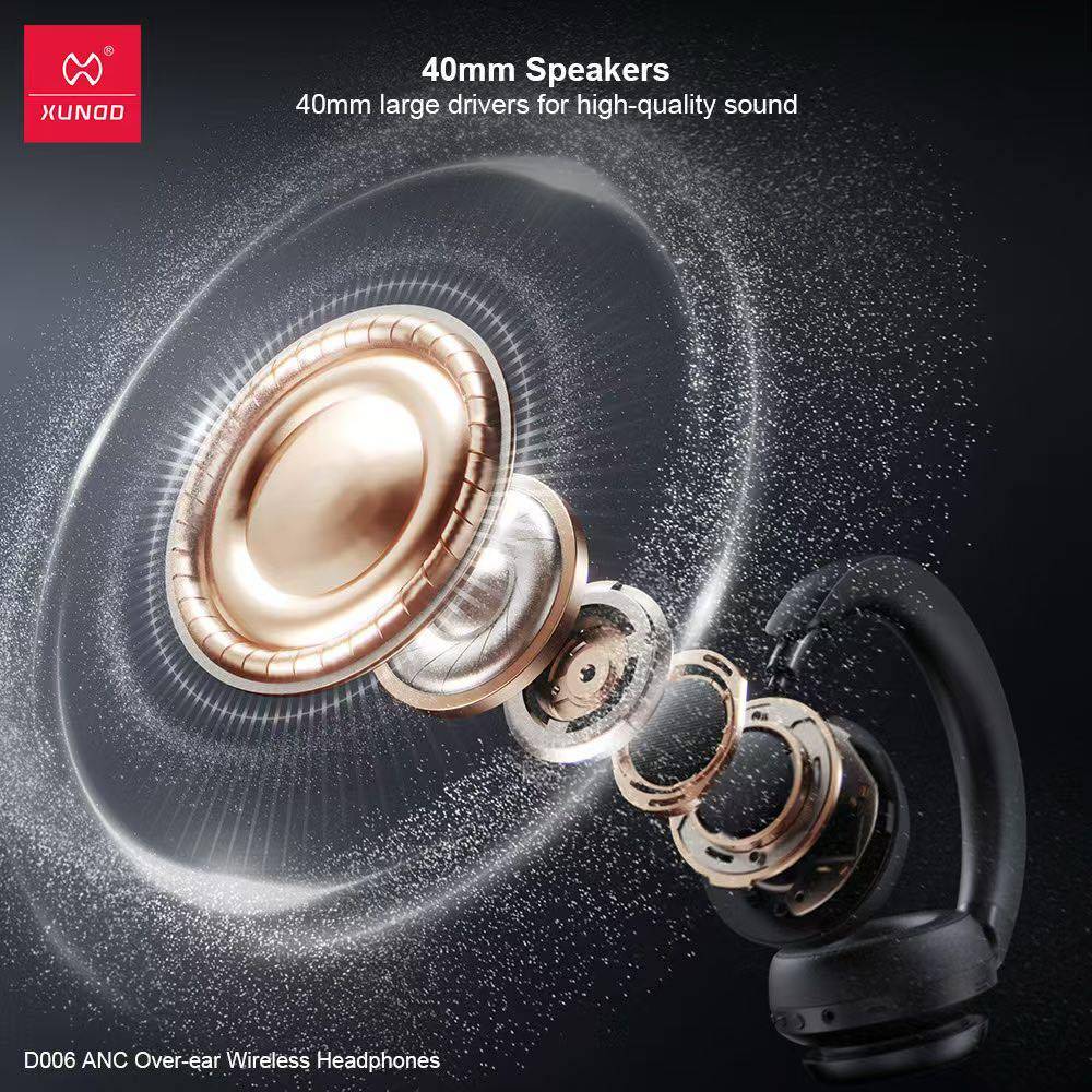 XUNDD D006 ANC Over-Ear Wireless Headphones