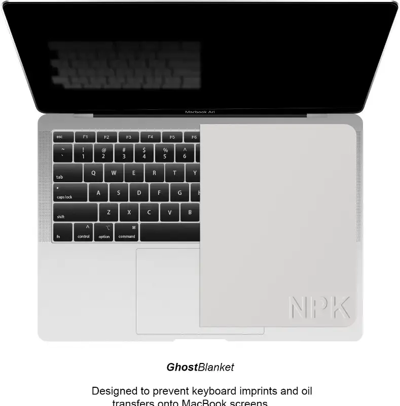 NPK Keyboard Protector & Cleaning Cloth for MacBook Pro 13", 14", 15", 16" 