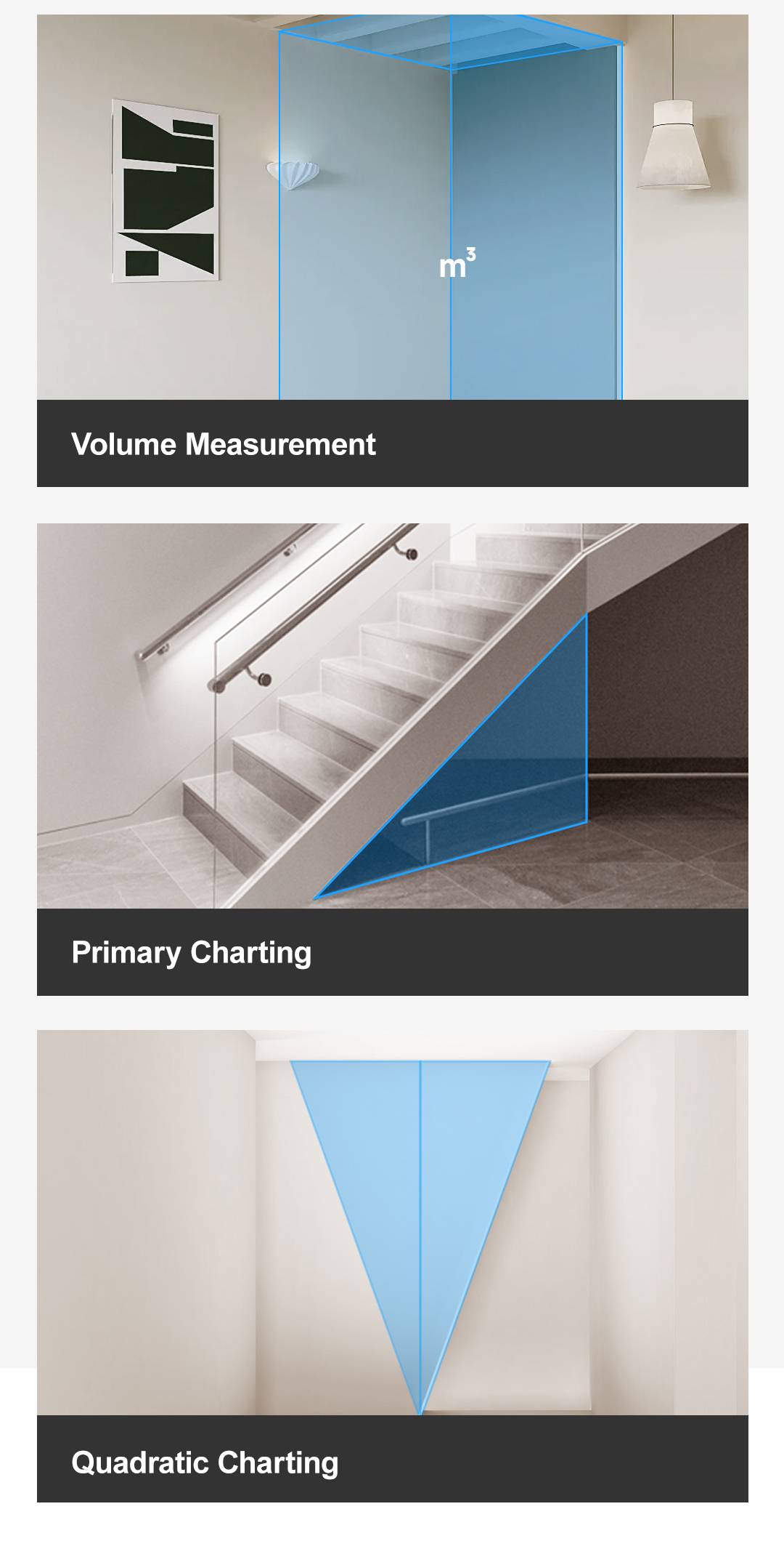 ATUMAN LS3 60M Laser Rangefinder Fast & Precise Distance, Area, and Volume Measurement