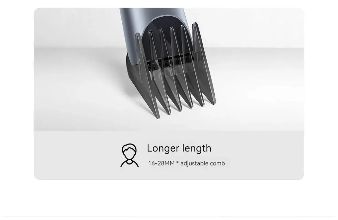  Xiaomi MIJIA Hair Clipper 2 with Enhanced Obsidian Blade Technology