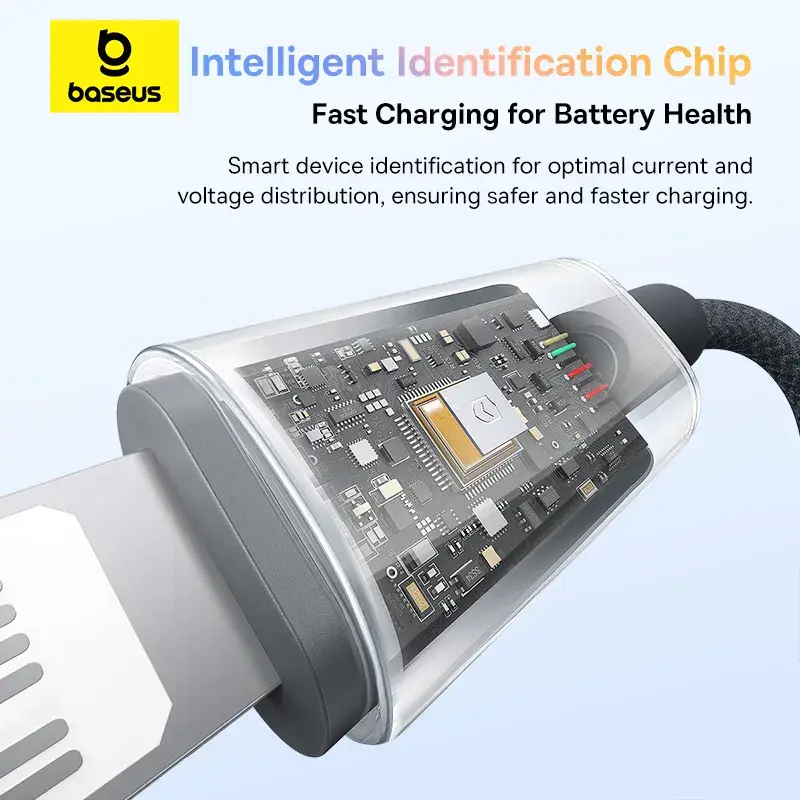 Baseus Discolor Series 20W PD Type-C to Lightning Cable 1M Black