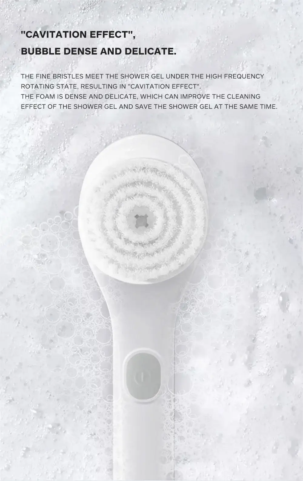 Xiaomi DOCO BC001 Electric Bath Brush with Body Massage & SPA Shower Function