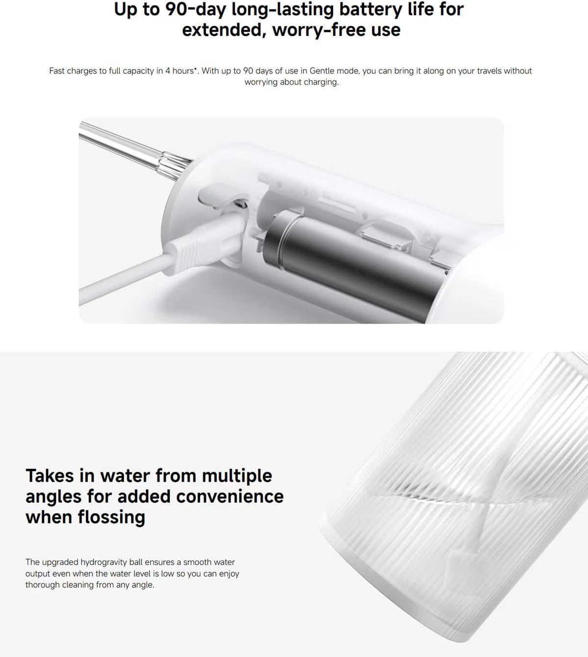 Xiaomi Mijia MEO705 Electric Water Flosser 2 Portable Oral Irrigator for Deep Cleaning