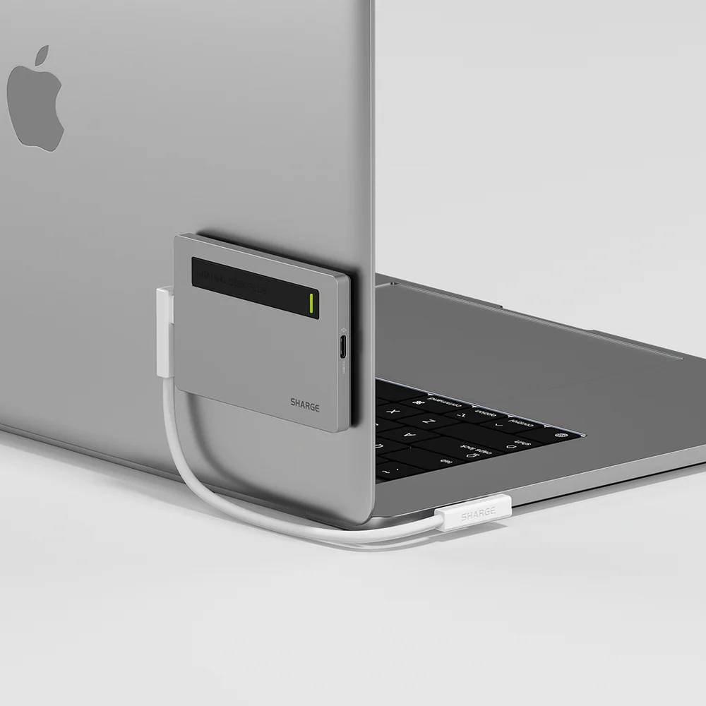 Sharge Disk Plus SD002 USB-C 3.2 Gen 2 M.2 NVMe SSD Enclosure 10Gbps High-Speed External Storage Case