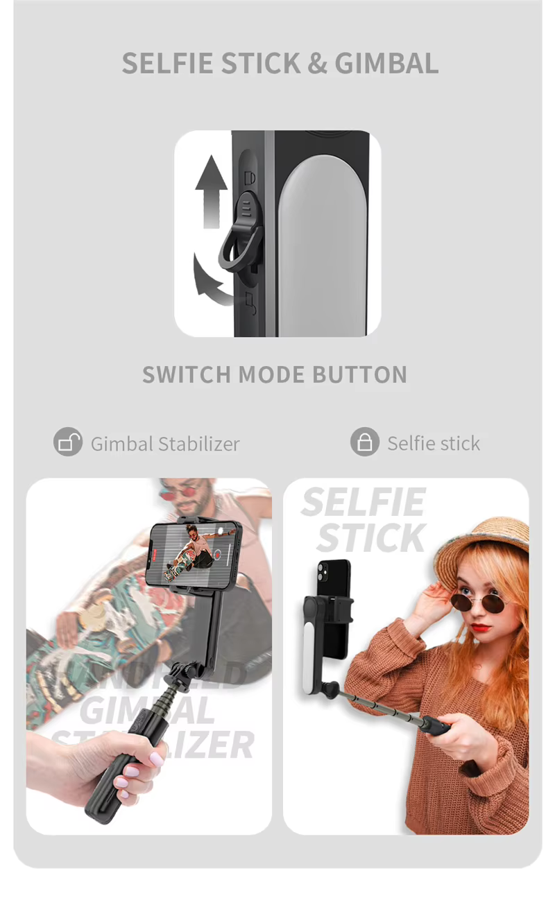 RTAKO L09 Mini Electric Gimbal Selfie Stick