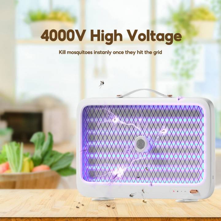Qualitell K5 Lite 4000V Rechargeable Smart UV Mosquito Killer Lamp