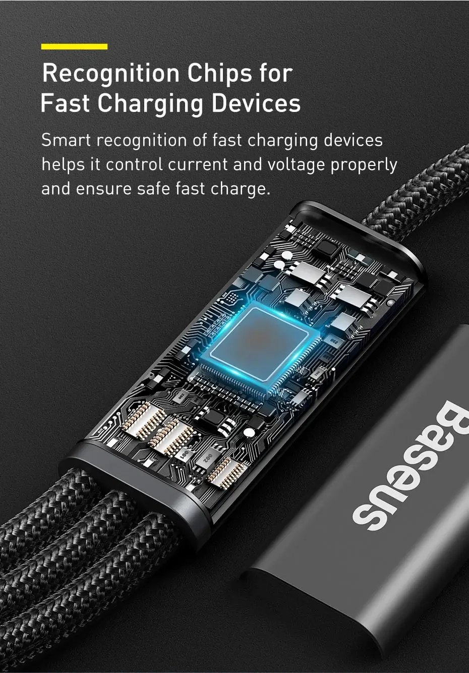 Baseus Rapid Series 3-in-1 Fast Charging Data Cable 20W PD Type C Micro USB Apple Cable