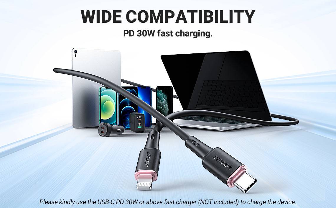 ACEFAST C2-01 USB-C to Lightning 30W Fast Charging Data Cable