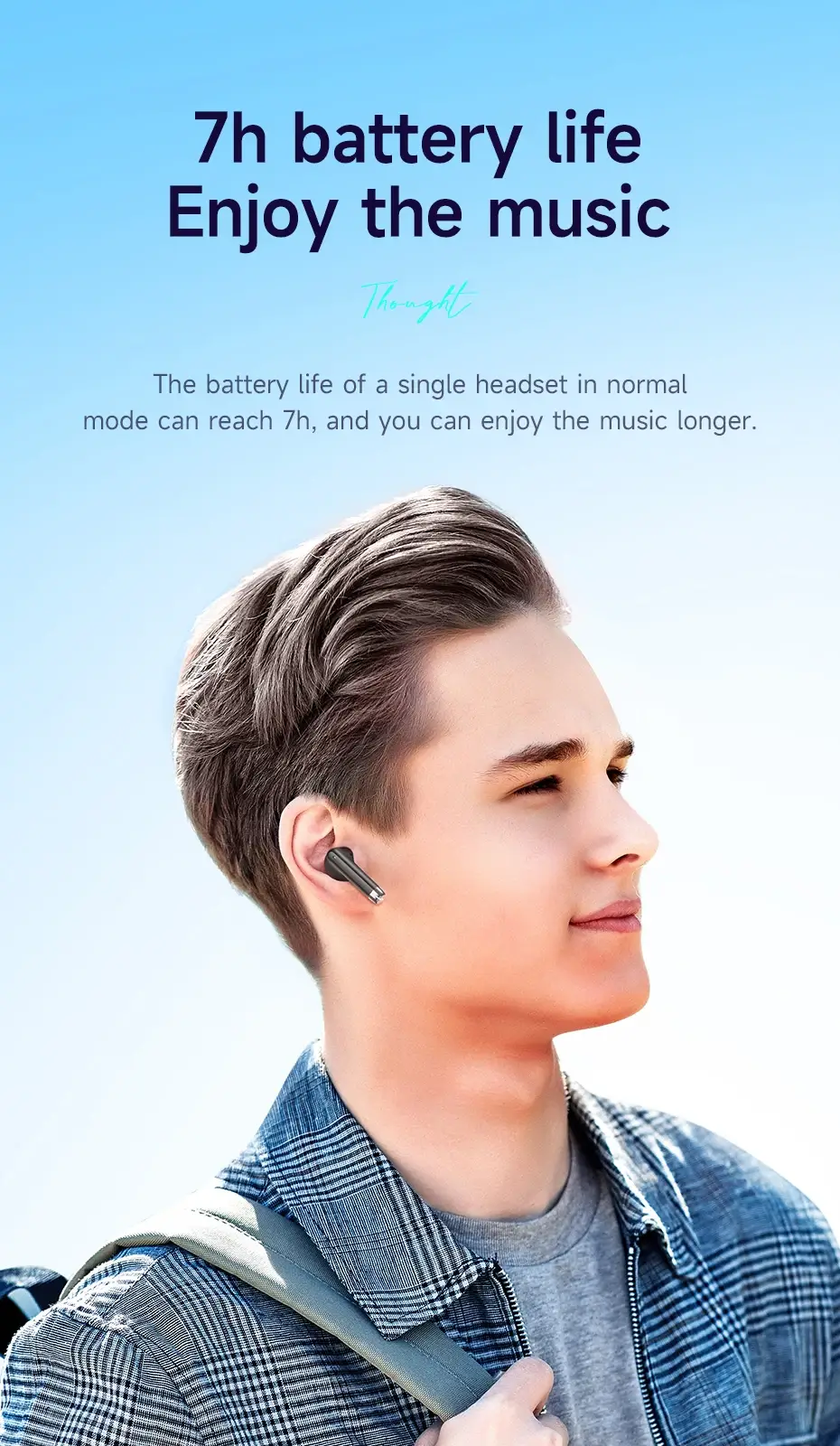 HOCO EQ2 TWS Wireless Bluetooth 5.3 In-Ear Earbuds
