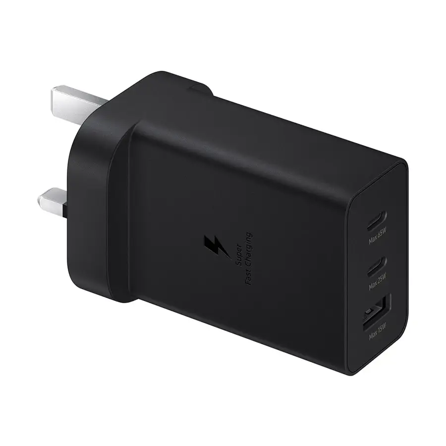 Samsung EP-T6530 65W PD Power Adapter Trio with USB-A & Dual USB-C Ports Samsung EP-T6530 65W PD Power Adapter Trio with USB-A & Dual USB-C Ports