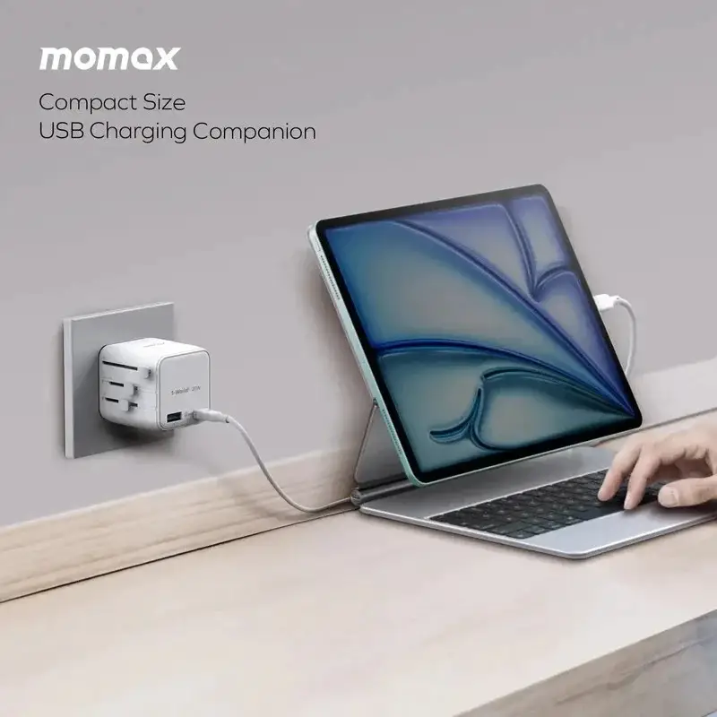 Momax UA29 1-World² 20W Universal 2-Port USB Travel Adapter