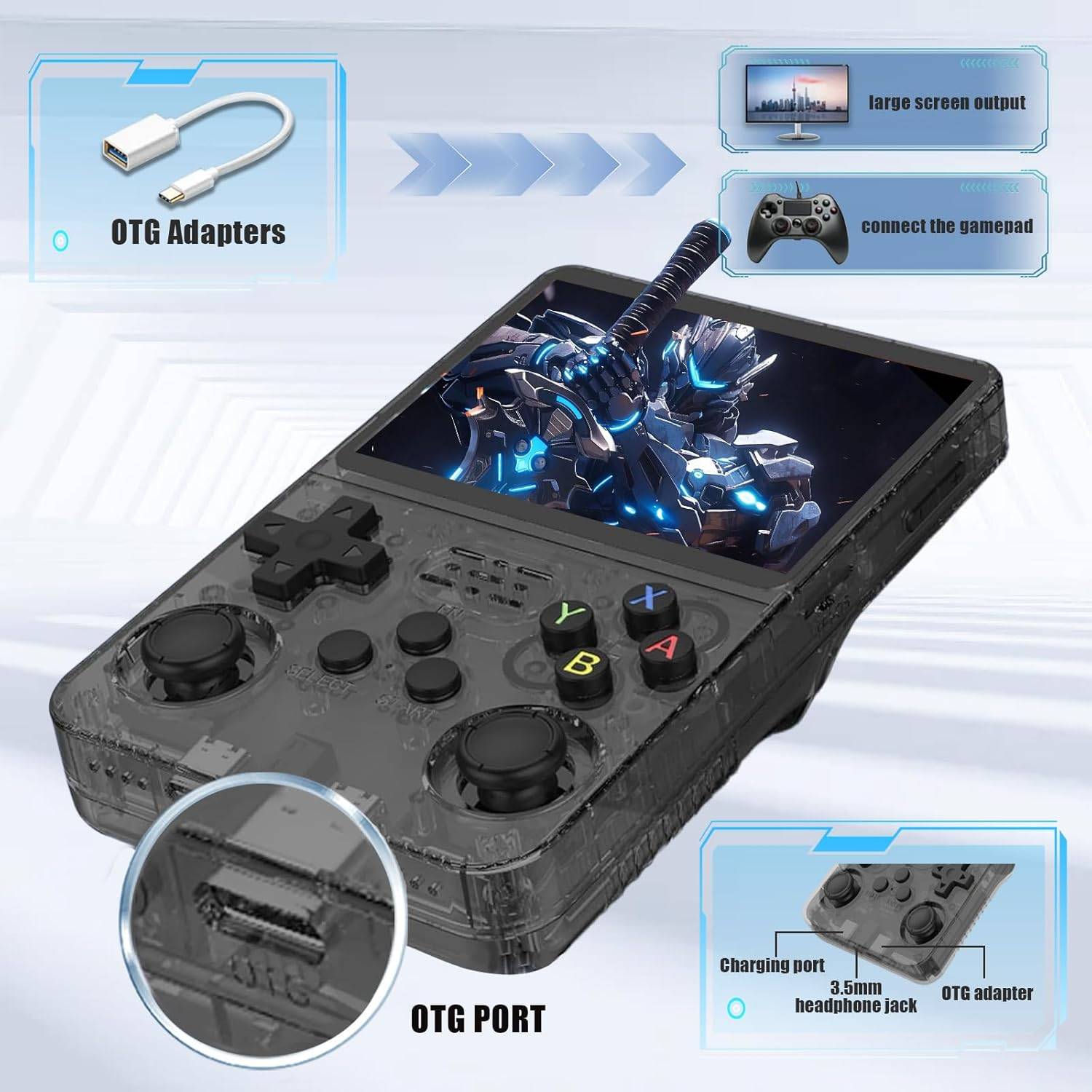 R36S Retro Handheld Gaming Console