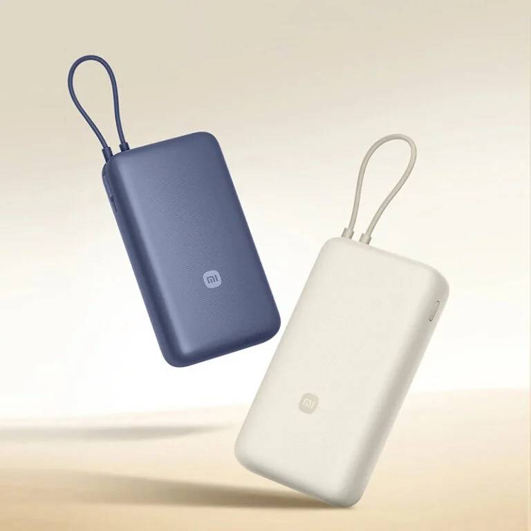 Xiaomi 20,000mAh 33W Fast Charging Power Bank with Built-in Cable