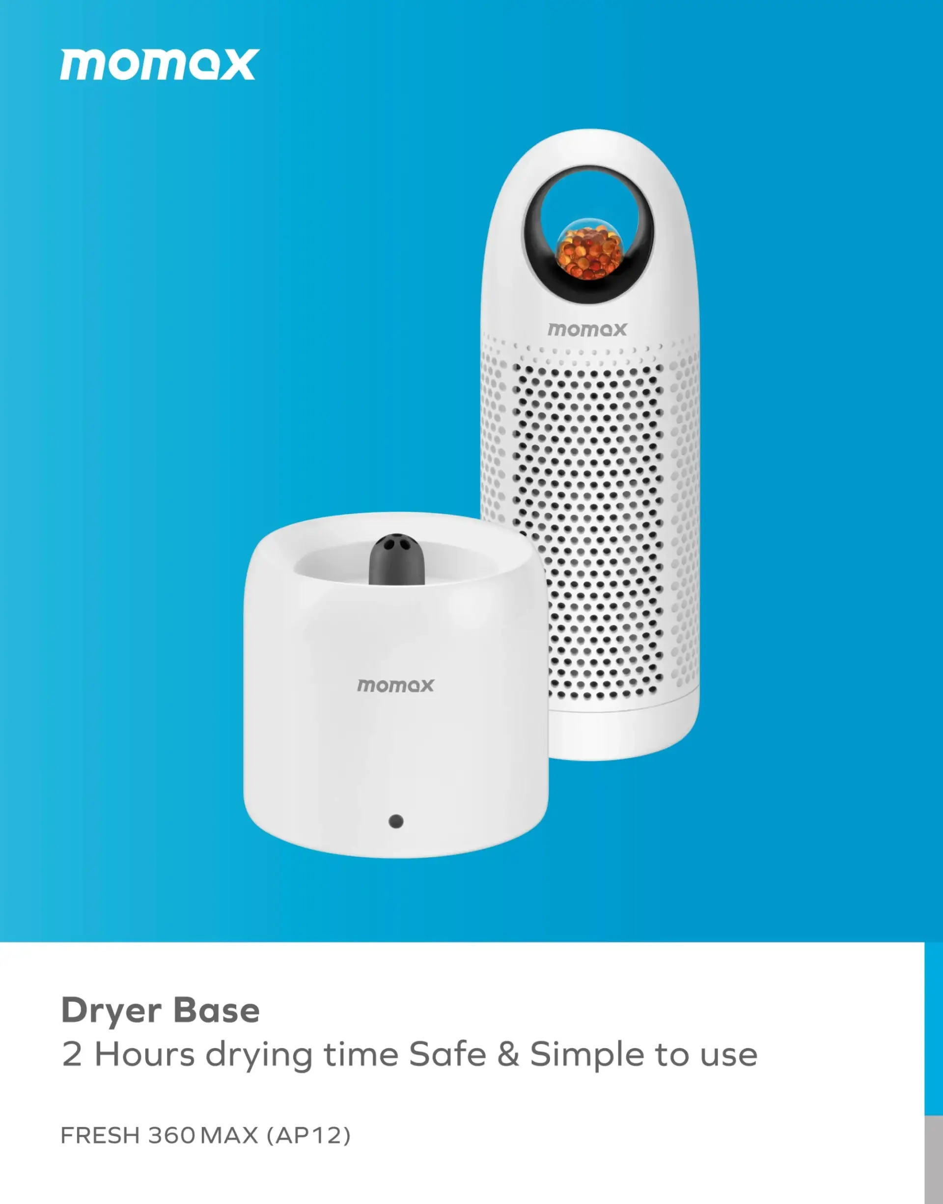 MOMAX AP12 Fresh 360 Max Reusable Moisture Dehumidifier